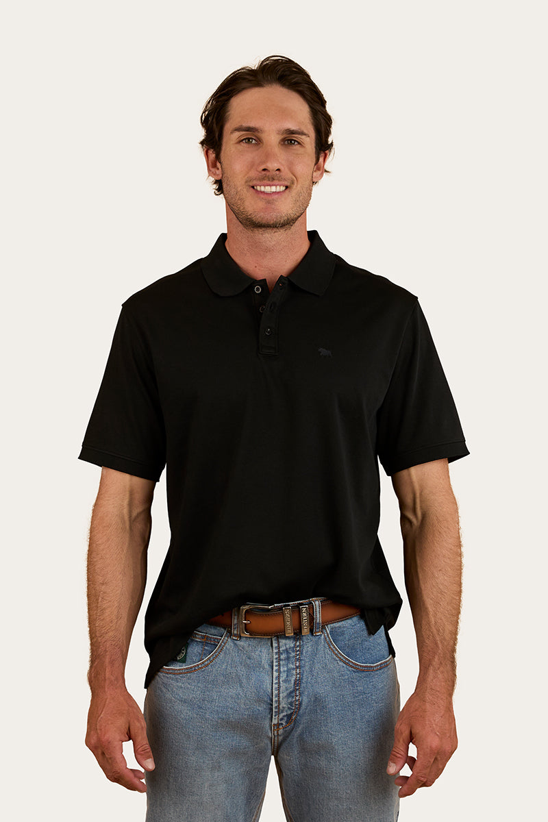 Tech Mens Polo - Black