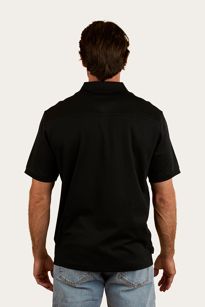 Tech Mens Polo - Black