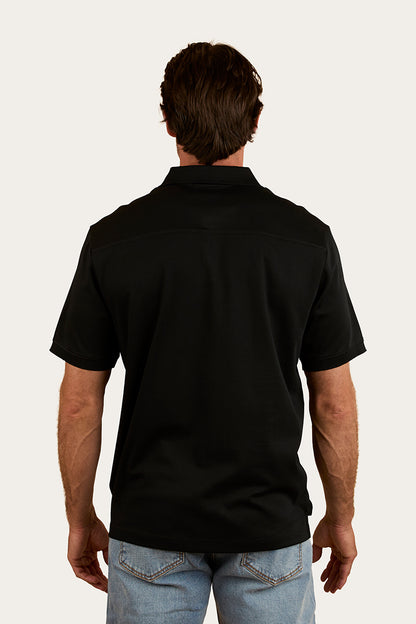 Tech Mens Polo - Black