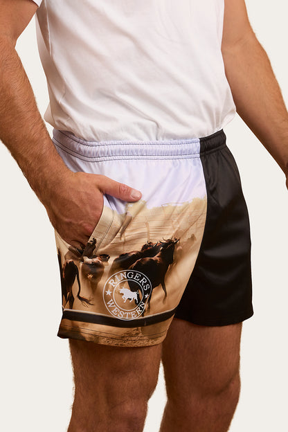 Ringers Footy Shorts - Multi