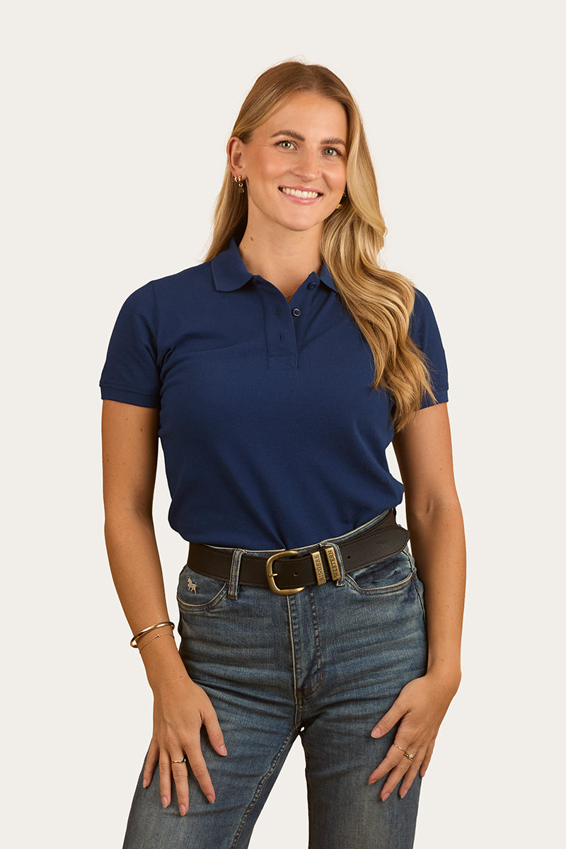Custom Womens Polo - Navy