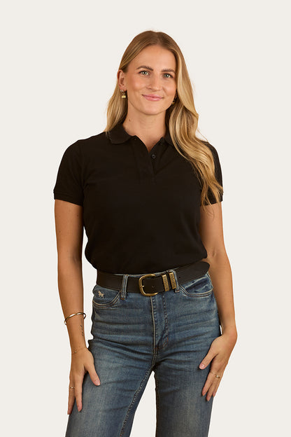 Custom Womens Polo - Black