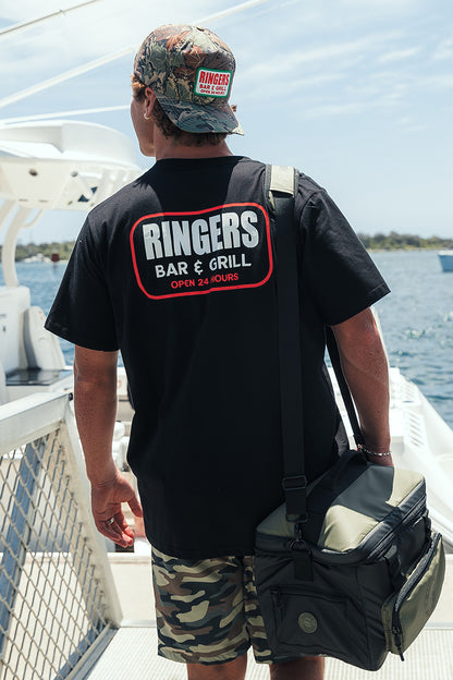 Ringers Grill Mens Loose Fit T-Shirt - Black