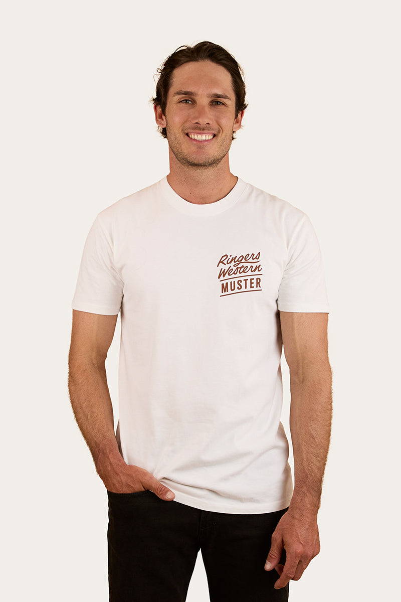Ringers Of The Sky Mens Stock Fit T-Shirt - White
