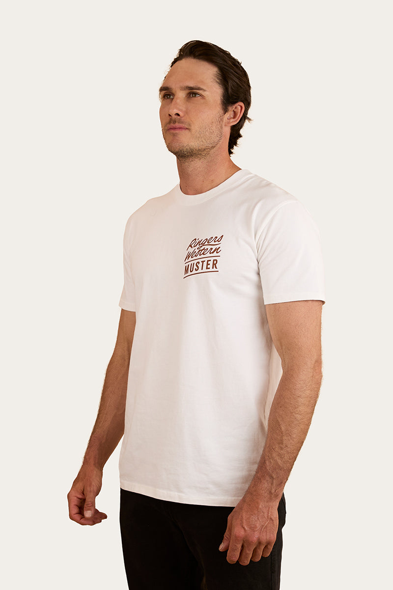 Ringers Of The Sky Mens Stock Fit T-Shirt - White