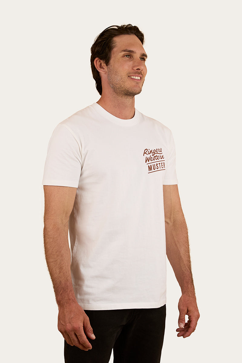 Ringers Of The Sky Mens Stock Fit T-Shirt - White