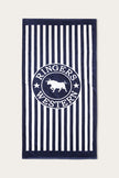 Ringers Stripe Towel - Navy