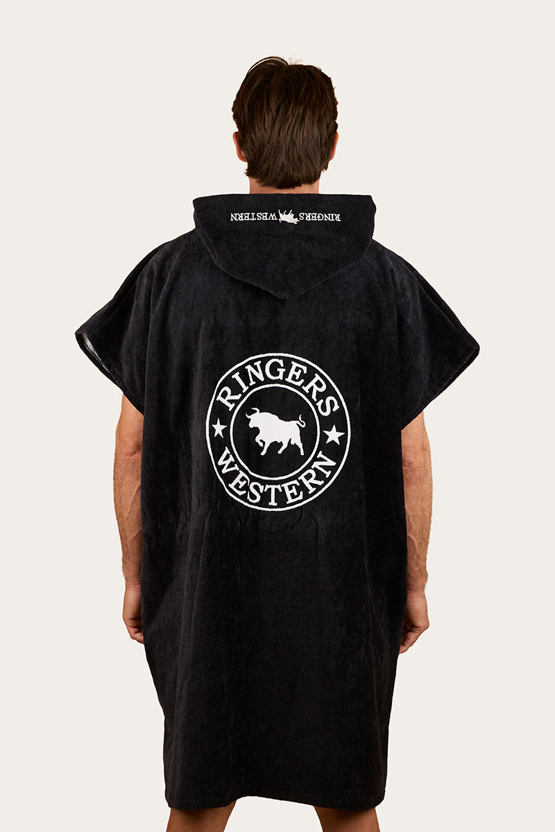 Ringers Western Hooded Towel - Black