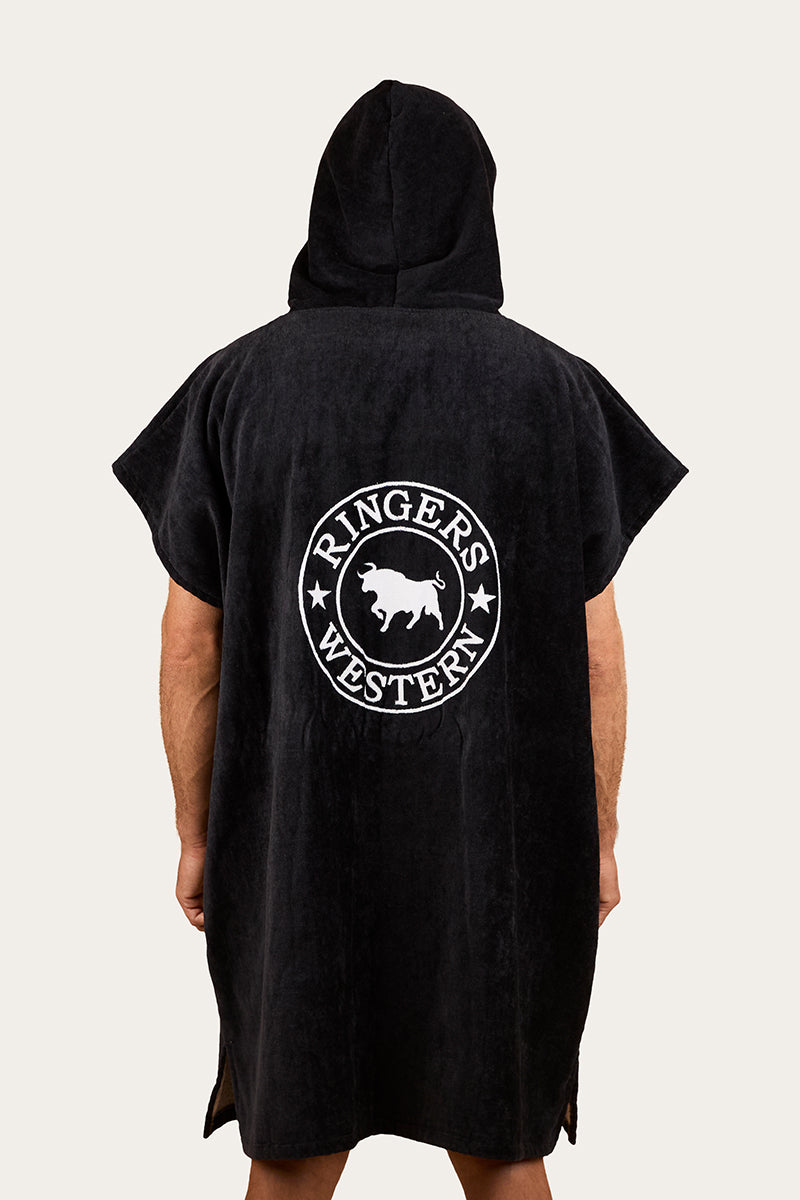 Ringers Western Hooded Towel - Black