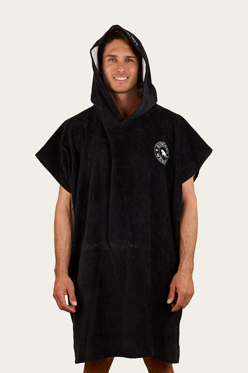Ringers Western Hooded Towel - Black