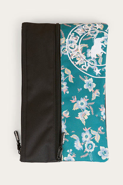 Spencer Pencil Case - Black / Floral