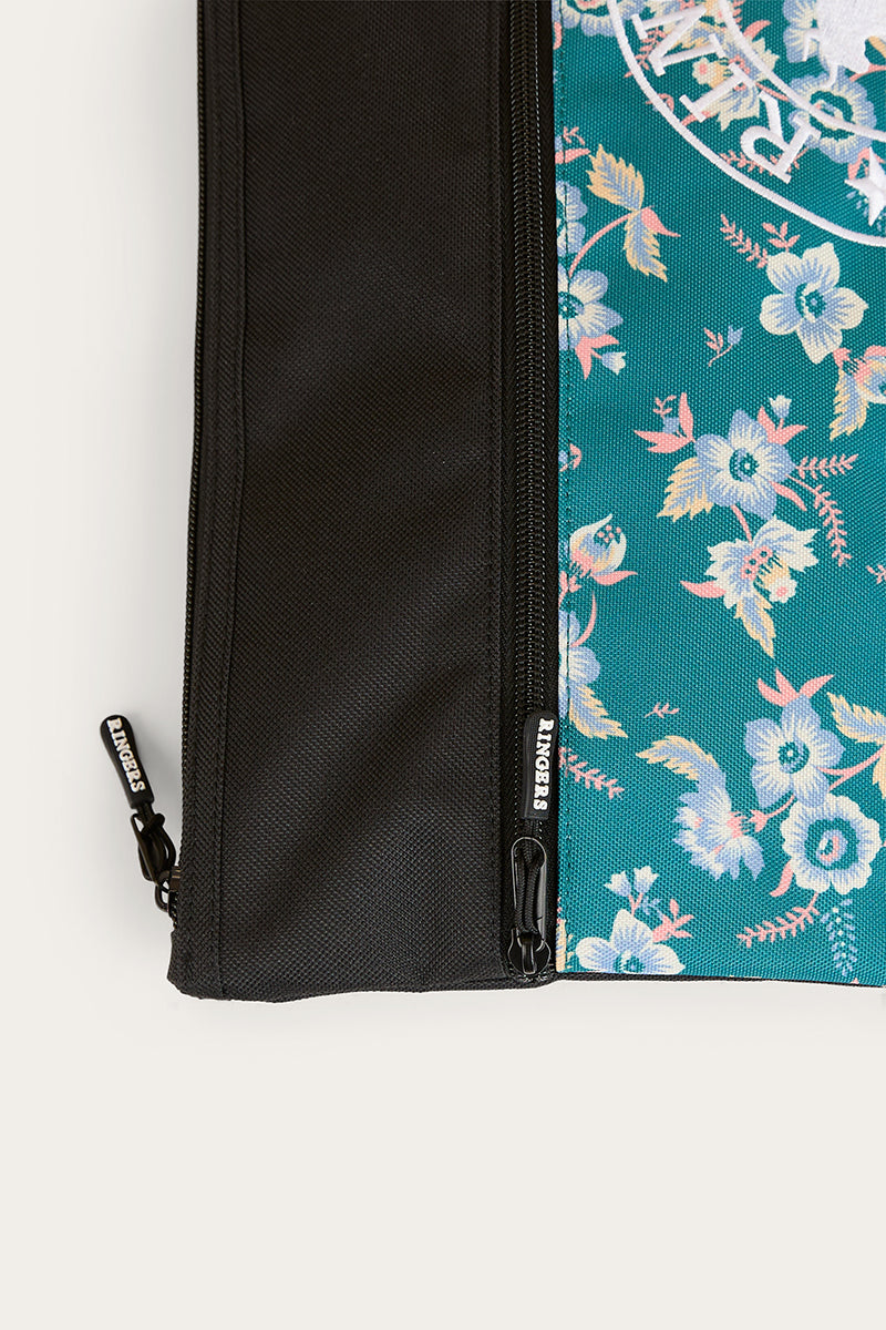 Spencer Pencil Case - Black / Floral