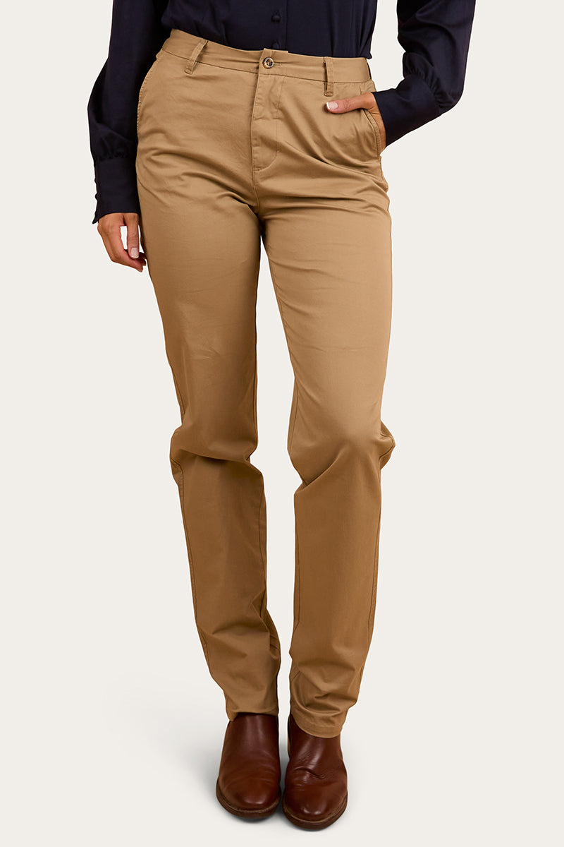 Scottsdale Womens Regular Fit Chino Pant - Clay