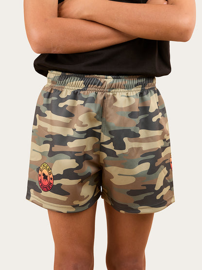 Signature Bull Kids Footy Short - Camo