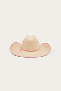 Sterling Hat - Natural/Pink