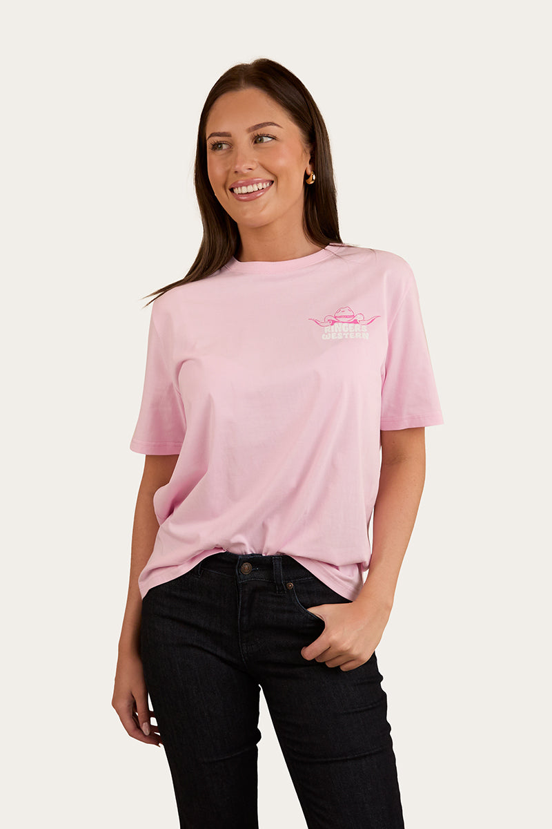 Country Club Womens Loose Fit T-Shirt - Ballet Pink