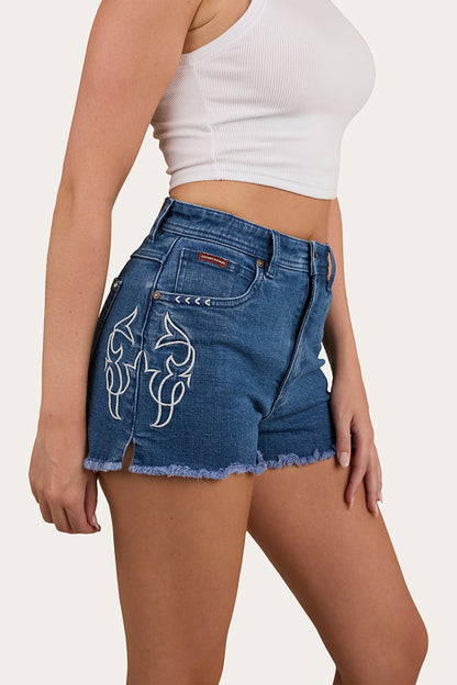 Gracie Womens Denim Short - True Blue