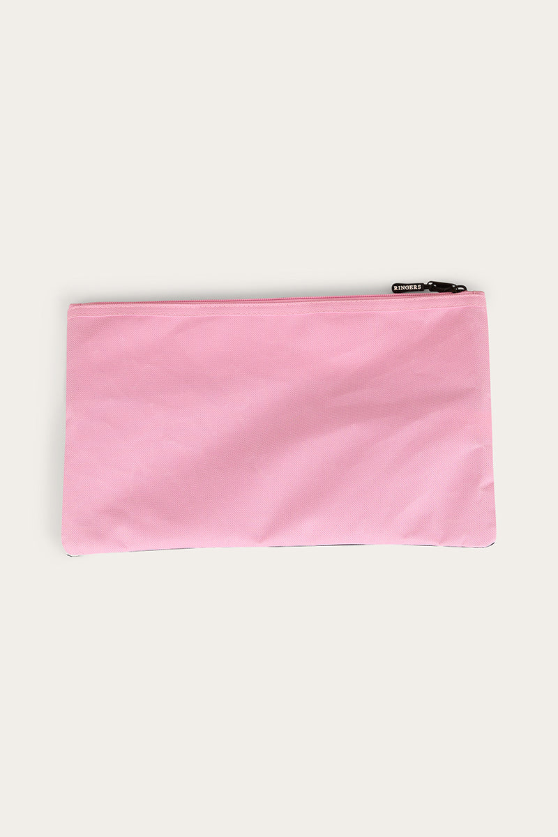 Spencer Pencil Case - Black / Pink