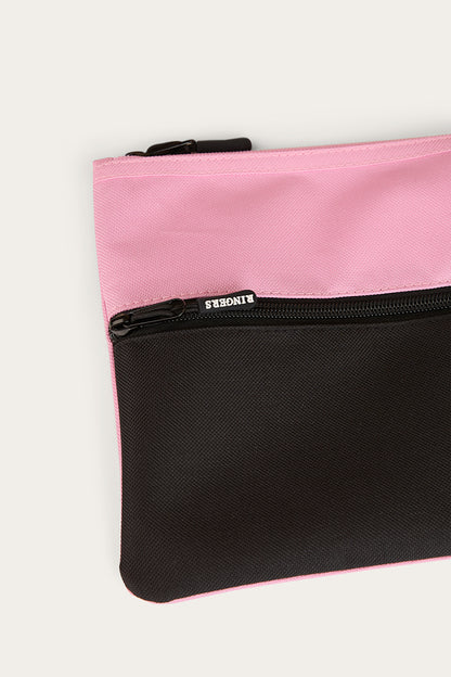 Spencer Pencil Case - Black / Pink