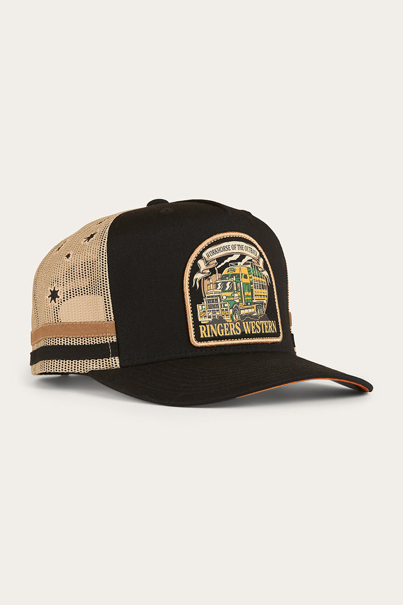 Workhorse Deep Fit Trucker Cap - Black