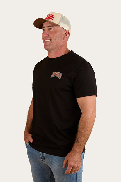 Do No Harm Take No Bull Mens Loose Fit T-Shirt - Black