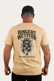 Do No Harm Take No Bull Mens Loose Fit T Shirt - Dark Sand