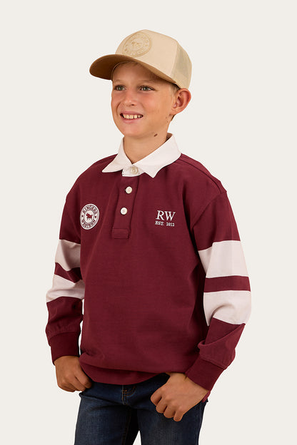 Rivalry Kids Rugby Jersey - Maroon