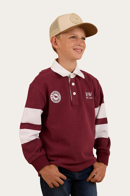 Rivalry Kids Rugby Jersey - Maroon