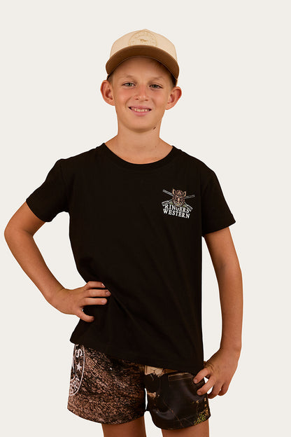 Wild Boar Kids Classic Fit T-Shirt - Black