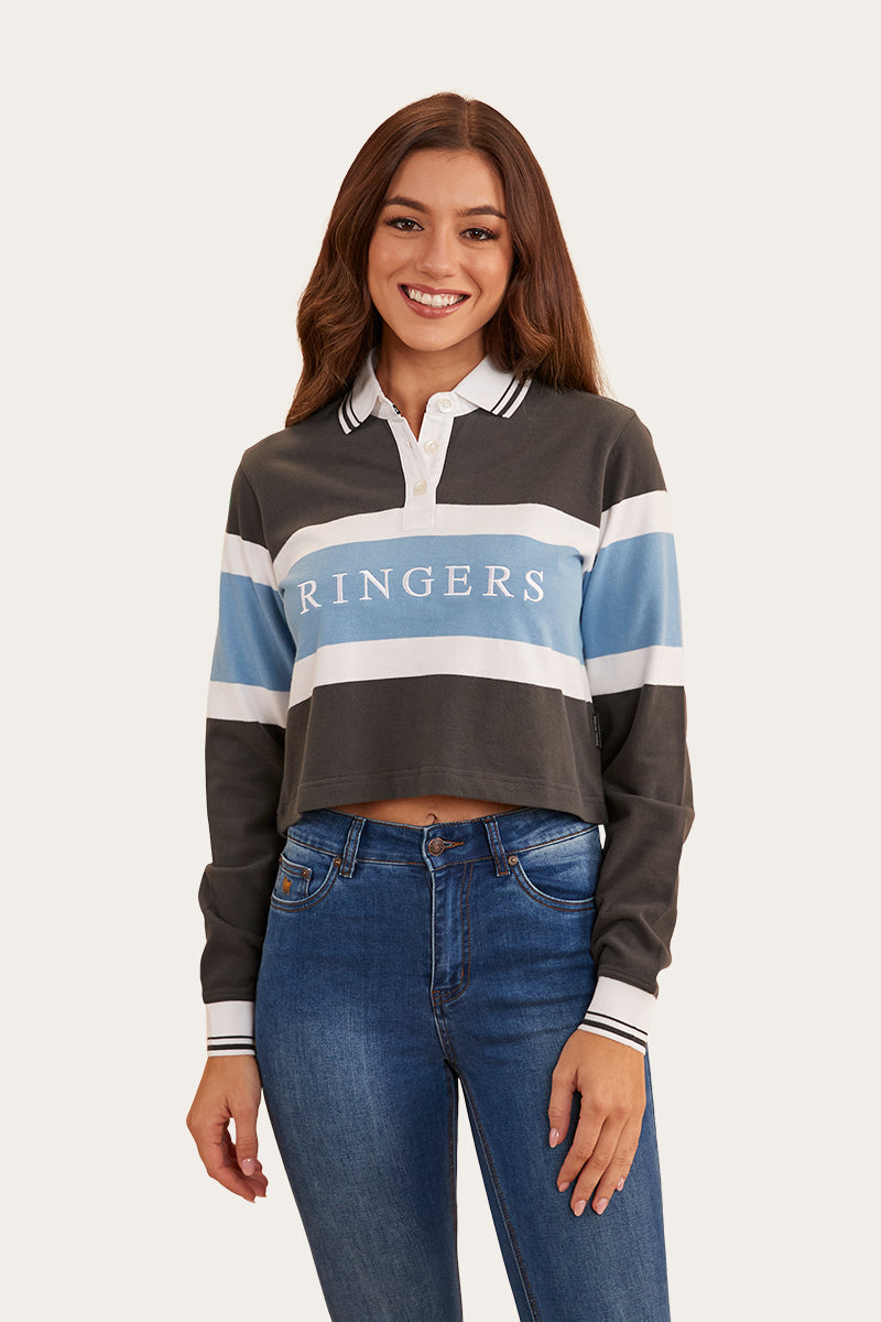 Alberta Womens Rugby Jersey - Charcoal
