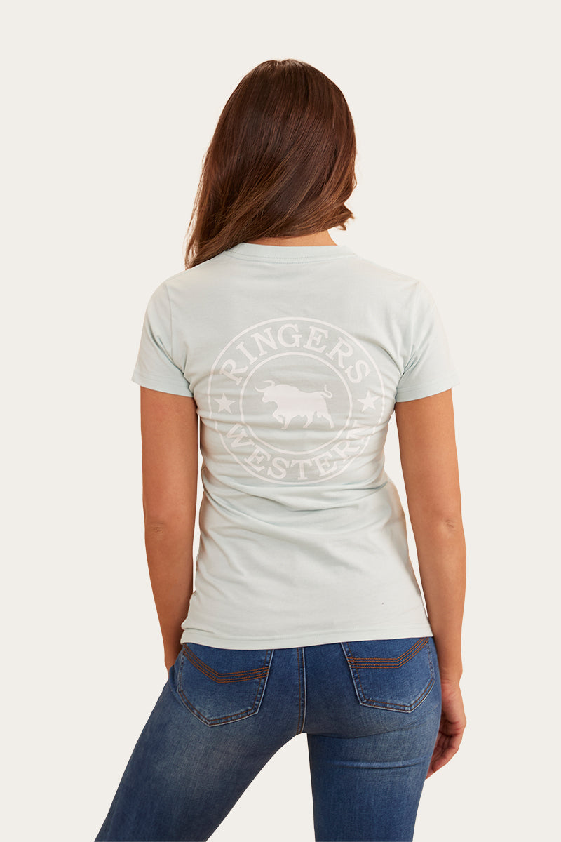 Signature Bull Womens Classic Fit T-Shirt - Skylight