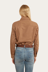 Pentecost River Womens Half Button Work Shirt - Clay