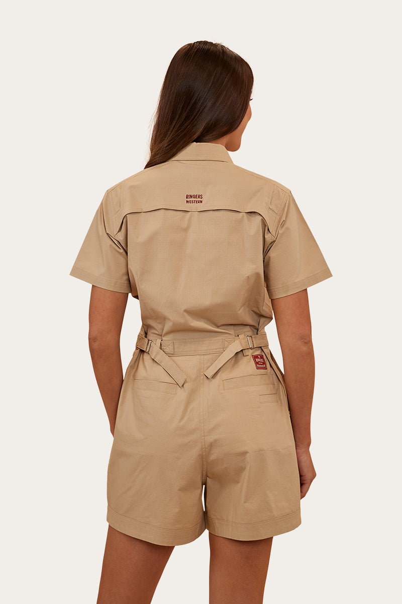 Astrid Womens Coverall - Camel