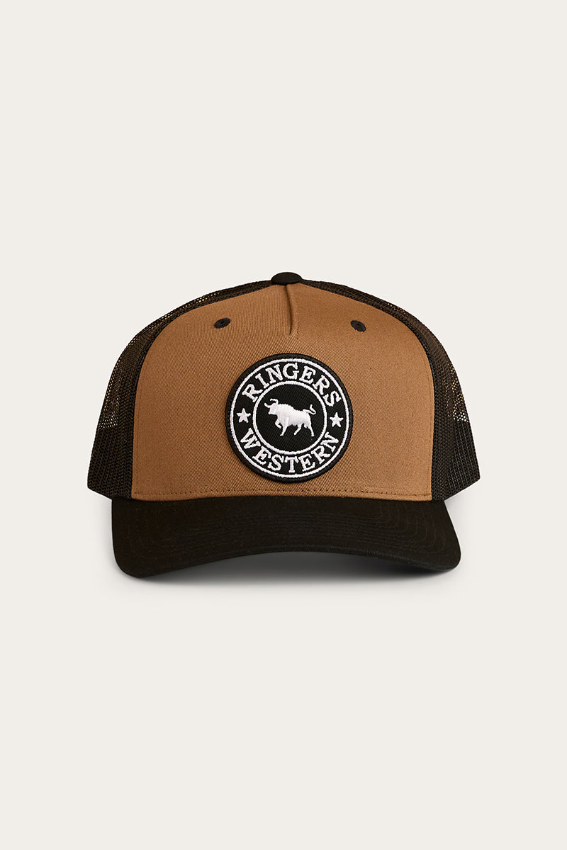 Signature Bull Trucker Cap - Clay / Black