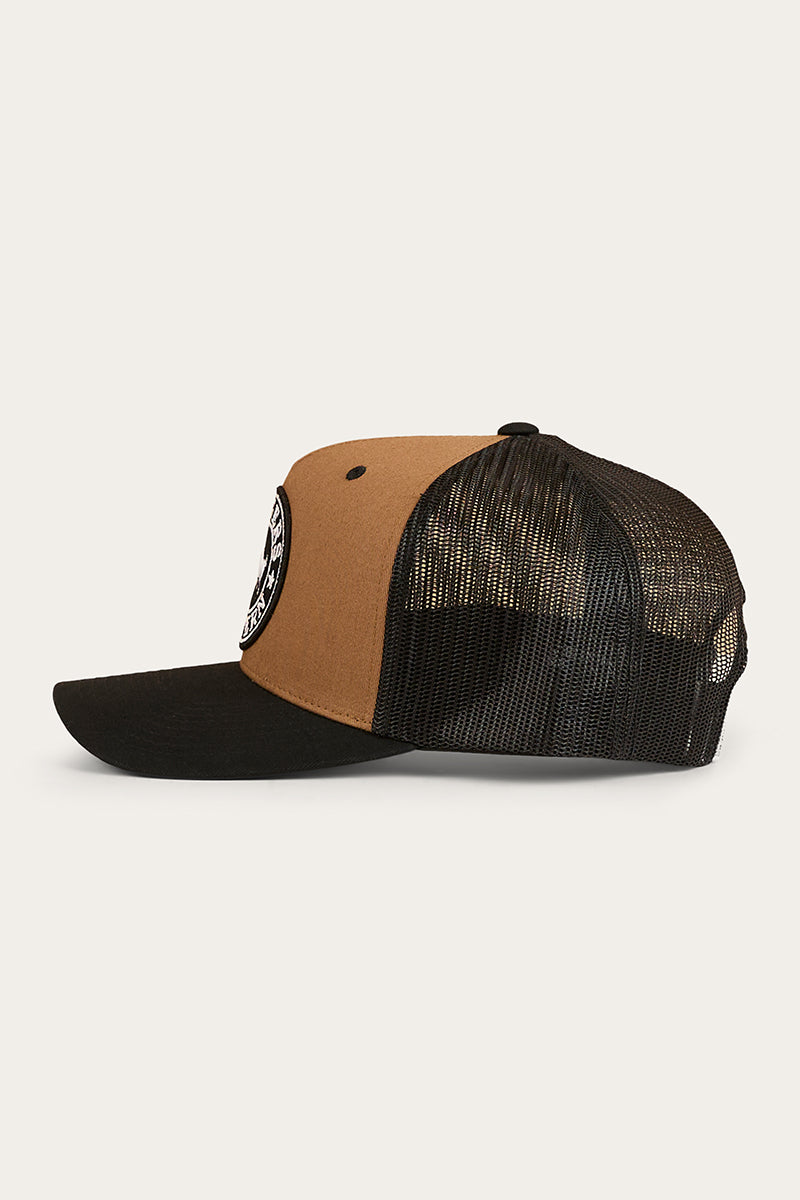 Signature Bull Trucker Cap - Clay / Black
