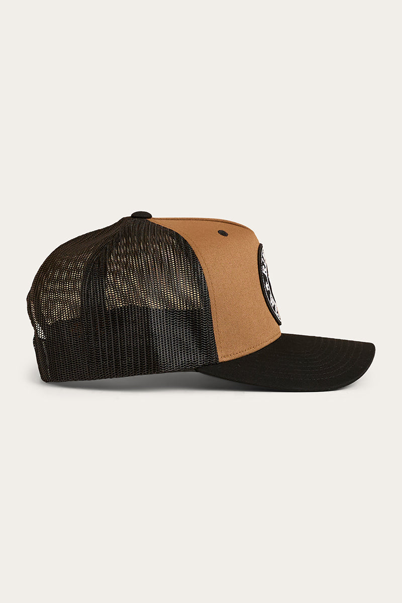 Signature Bull Trucker Cap - Clay / Black