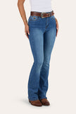 Penny Rodeo Womens High-Rise Bootleg Jeans - Vintage Blue Wash