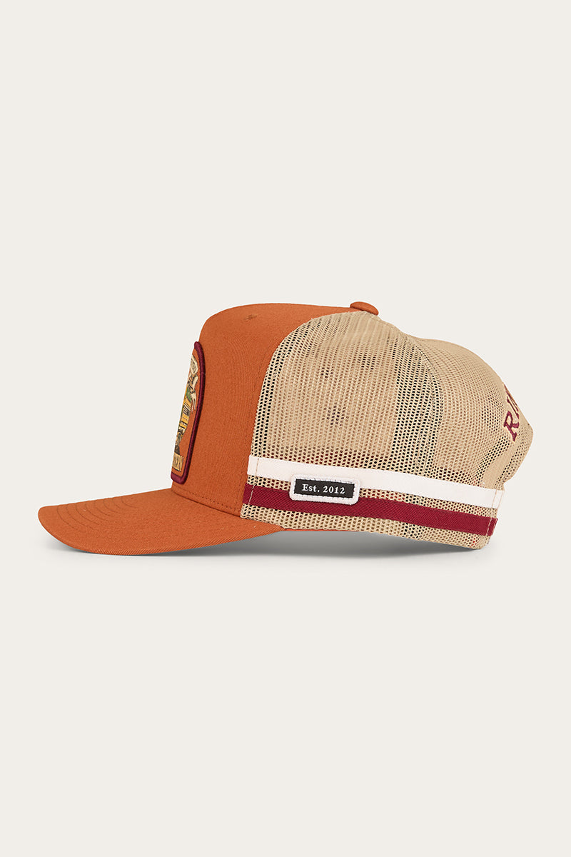Workhorse Deep Fit Trucker Cap - Rust
