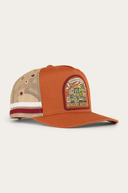 Workhorse Deep Fit Trucker Cap - Rust
