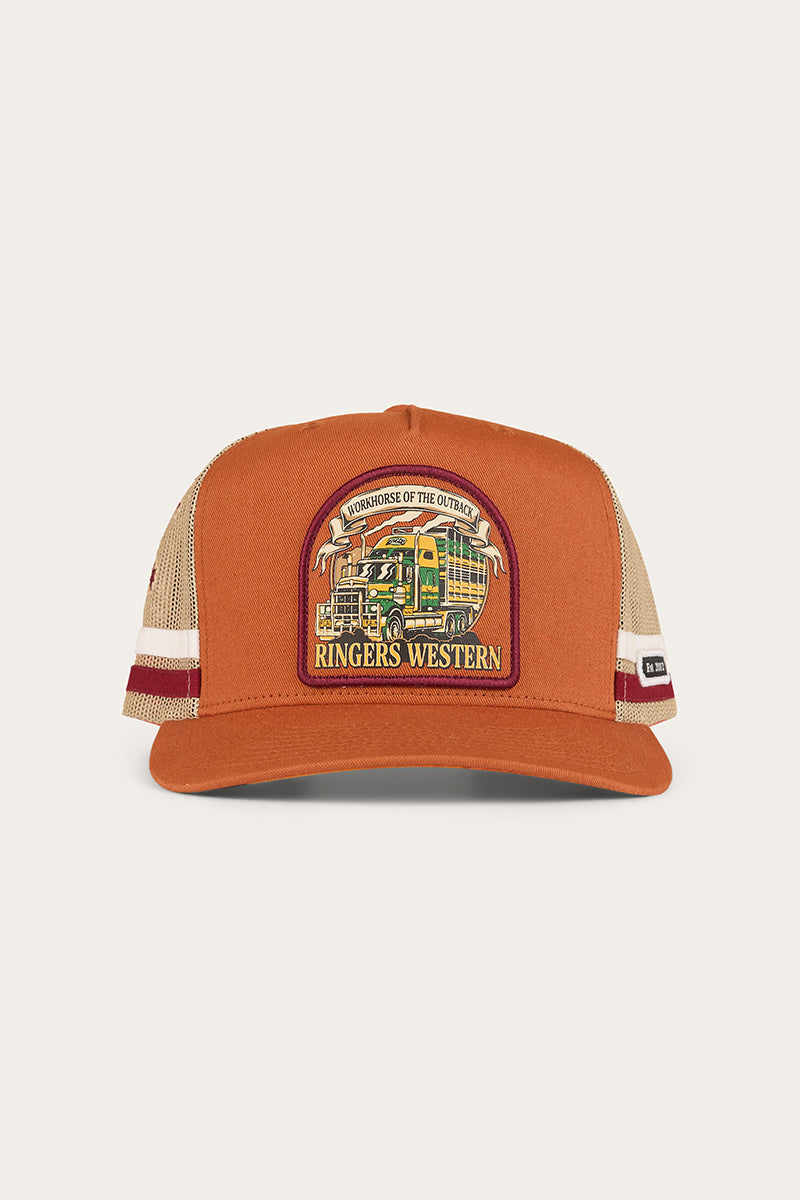 Workhorse Deep Fit Trucker Cap - Rust