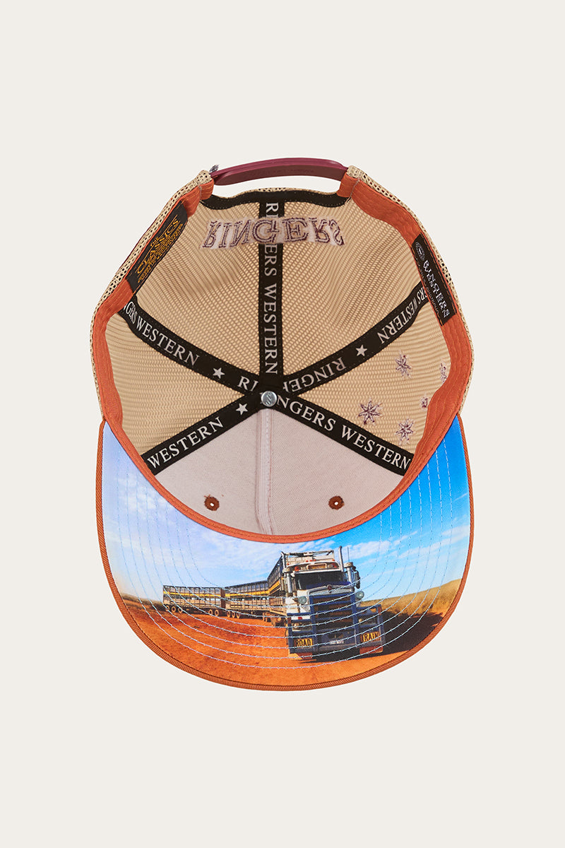 Workhorse Deep Fit Trucker Cap - Rust