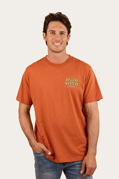 Workhorse Mens Loose Fit T-Shirt - Rust