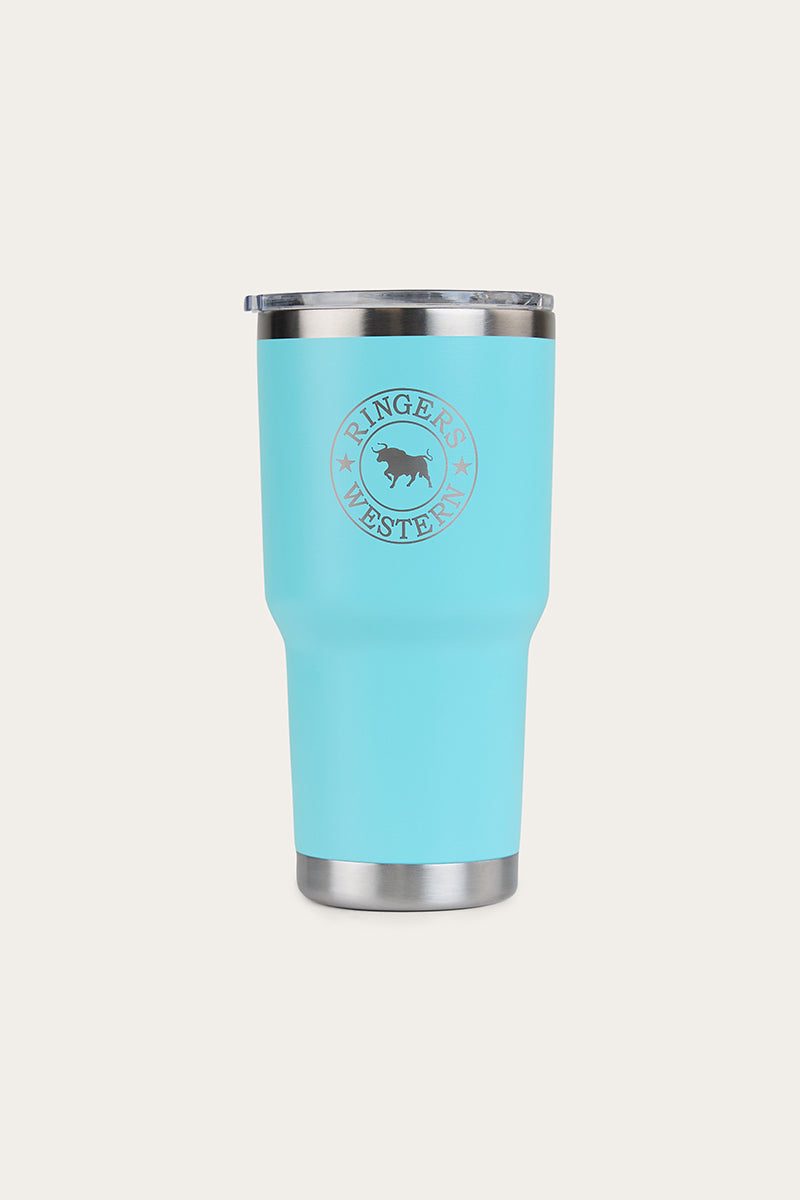 Yarra Powder Coated Insulated Tumbler - Turquoise