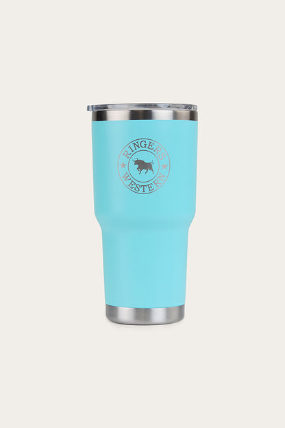 Yarra Powder Coated Insulated Tumbler - Turquoise