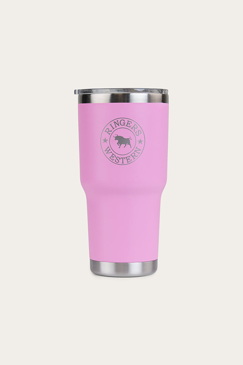 Yarra Powder Coated Insulated Tumbler - Pastel Pink