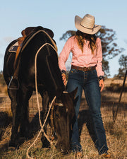 Womens Classic Blue Jeans
