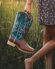 Womens Square Toe Boots