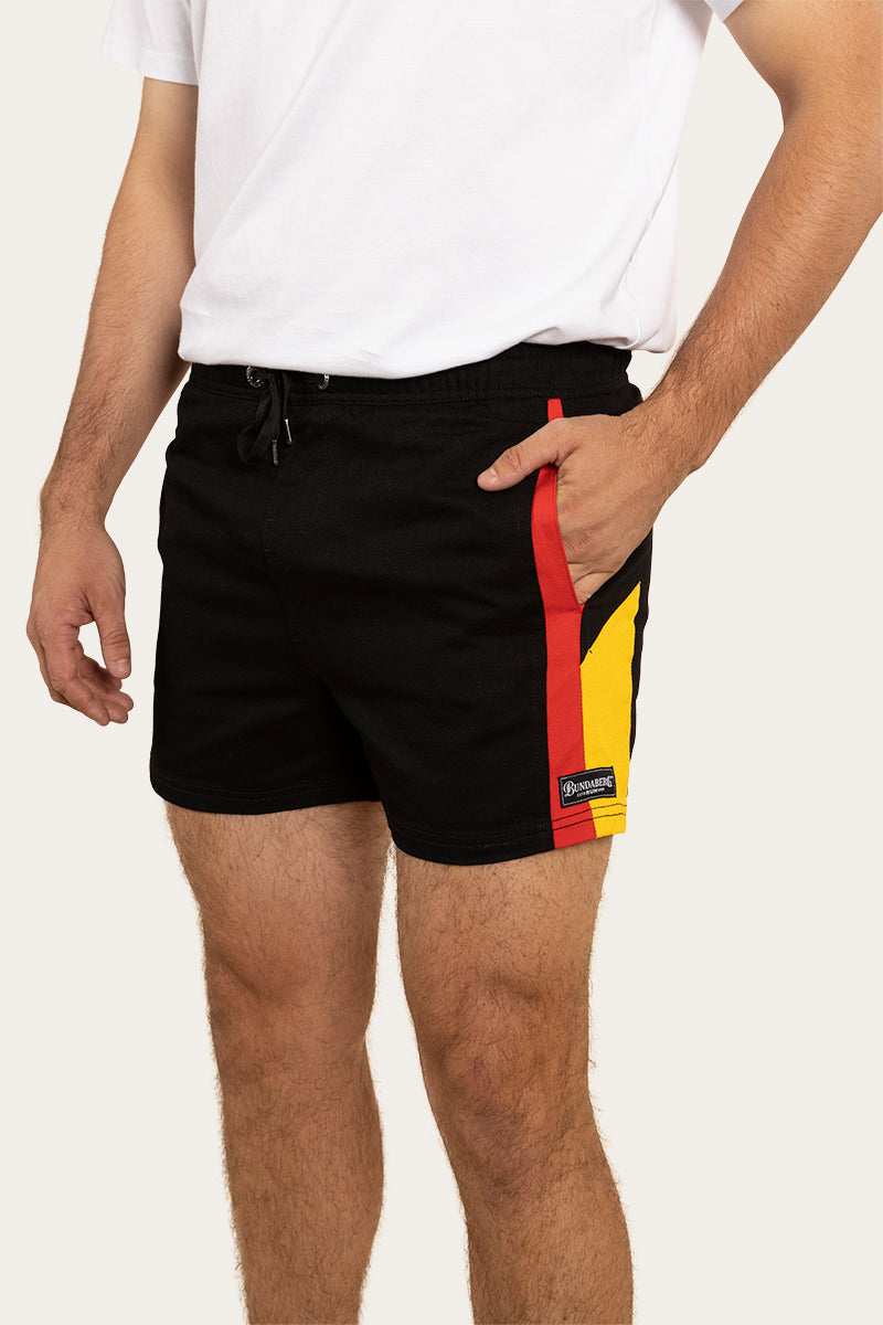 Bundy Mens Heavy Weight Rugger - Black