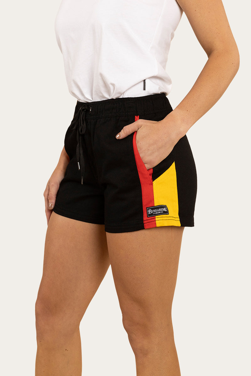 Bundy Womens Heavy Weight Rugger - Black