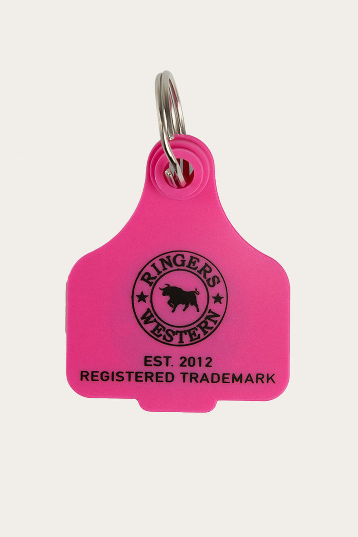 Cattle Tags Neon Pink